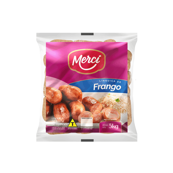 Linguiça de Frango Cong 5kg - Mercí